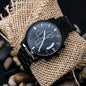 YOUR MESSAGE - Chronoblack Watch - My Custom Gift